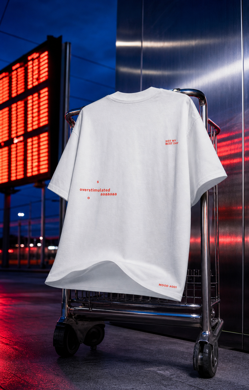 overstimulated. — station trolley product still life